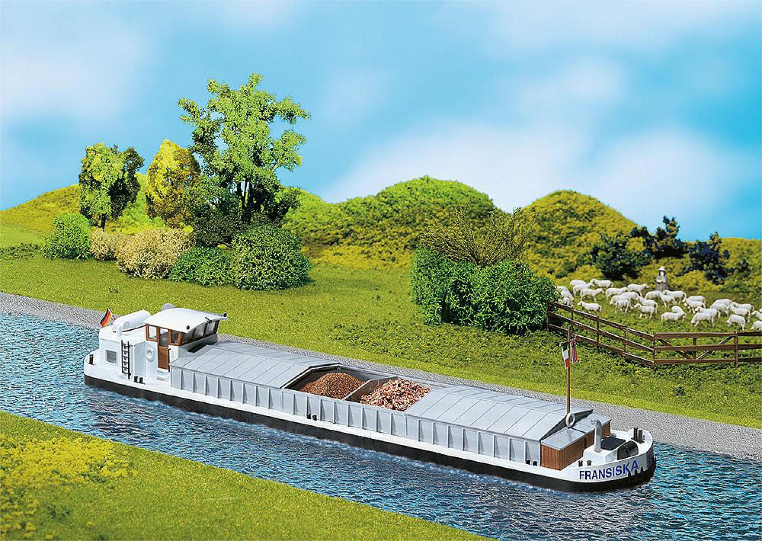 Faller 131006 Flussfrachtschiff mit Wohnkajüte