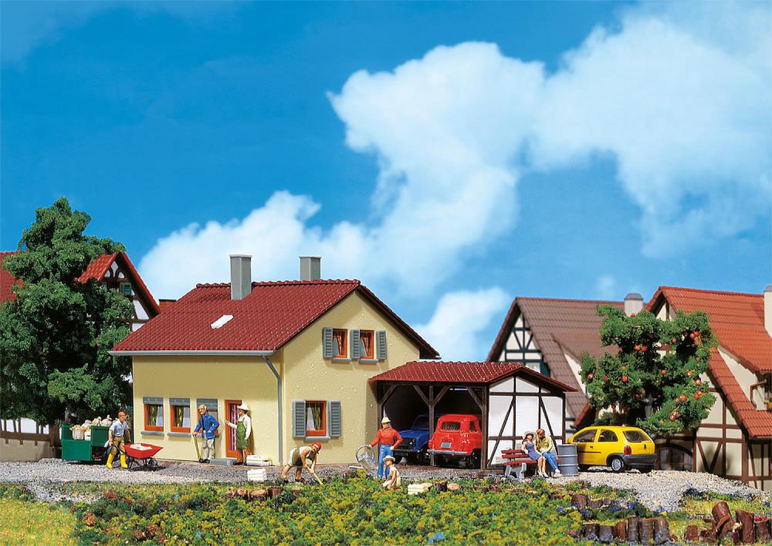 FALLER 131358 Siedlerhaus mit Anbau