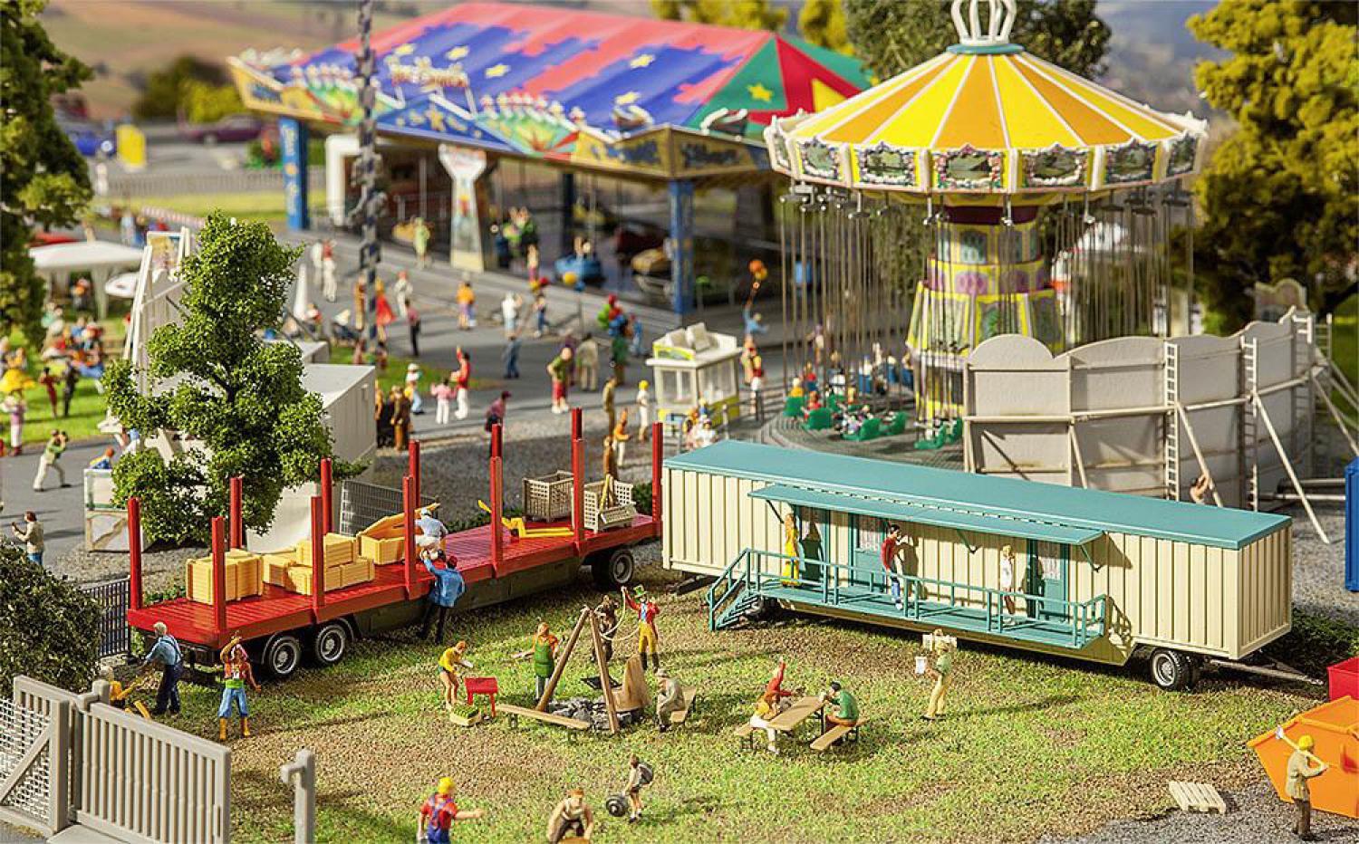 FALLER 140482 Kirmeswagen-Set III