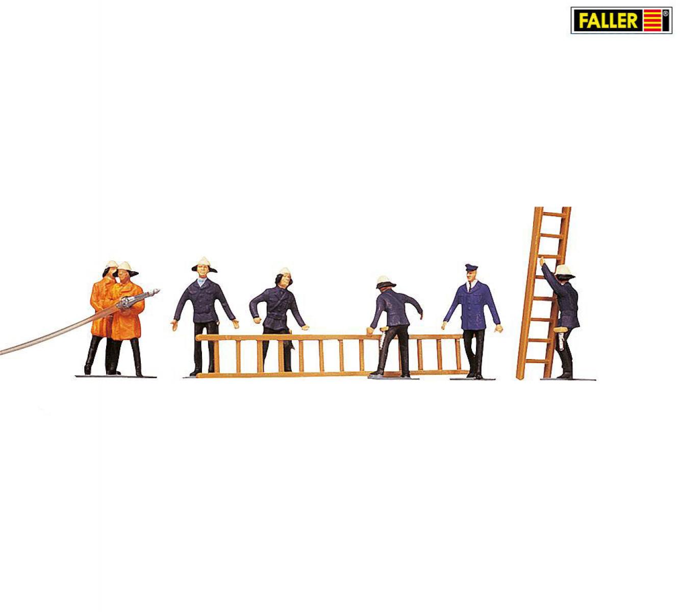 FALLER 151006 Feuerwehrleute mit Zubehör