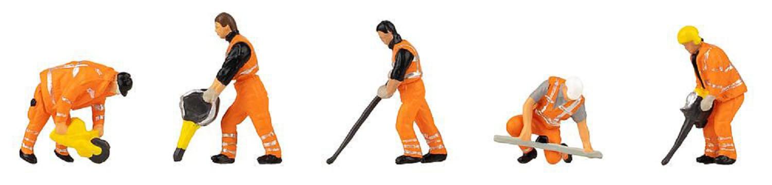 Faller 151695 H0 Gleisbauarbeiter, Epoche V