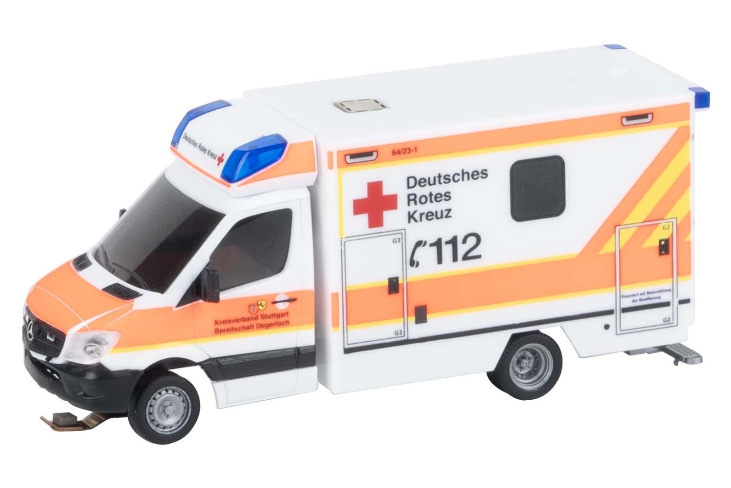 Faller 161321 H0 MB Sprinter Rettungswagen (Digital)