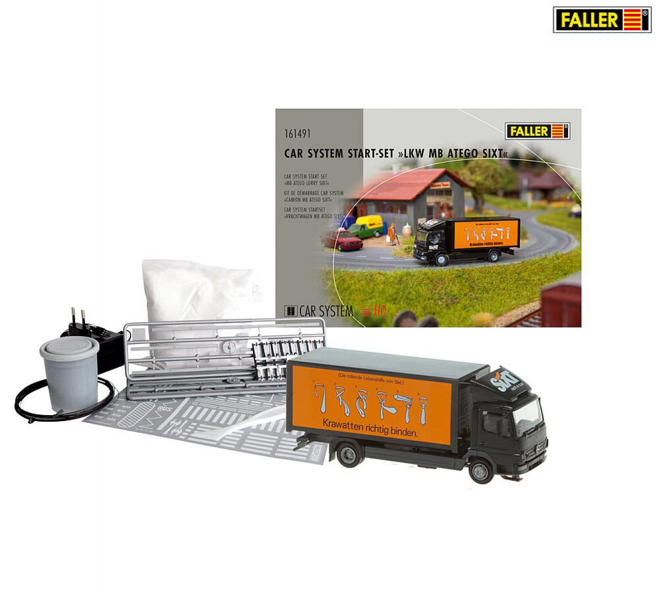 FALLER 161491 Car-System Start-Set LKW MB Atego Sixt