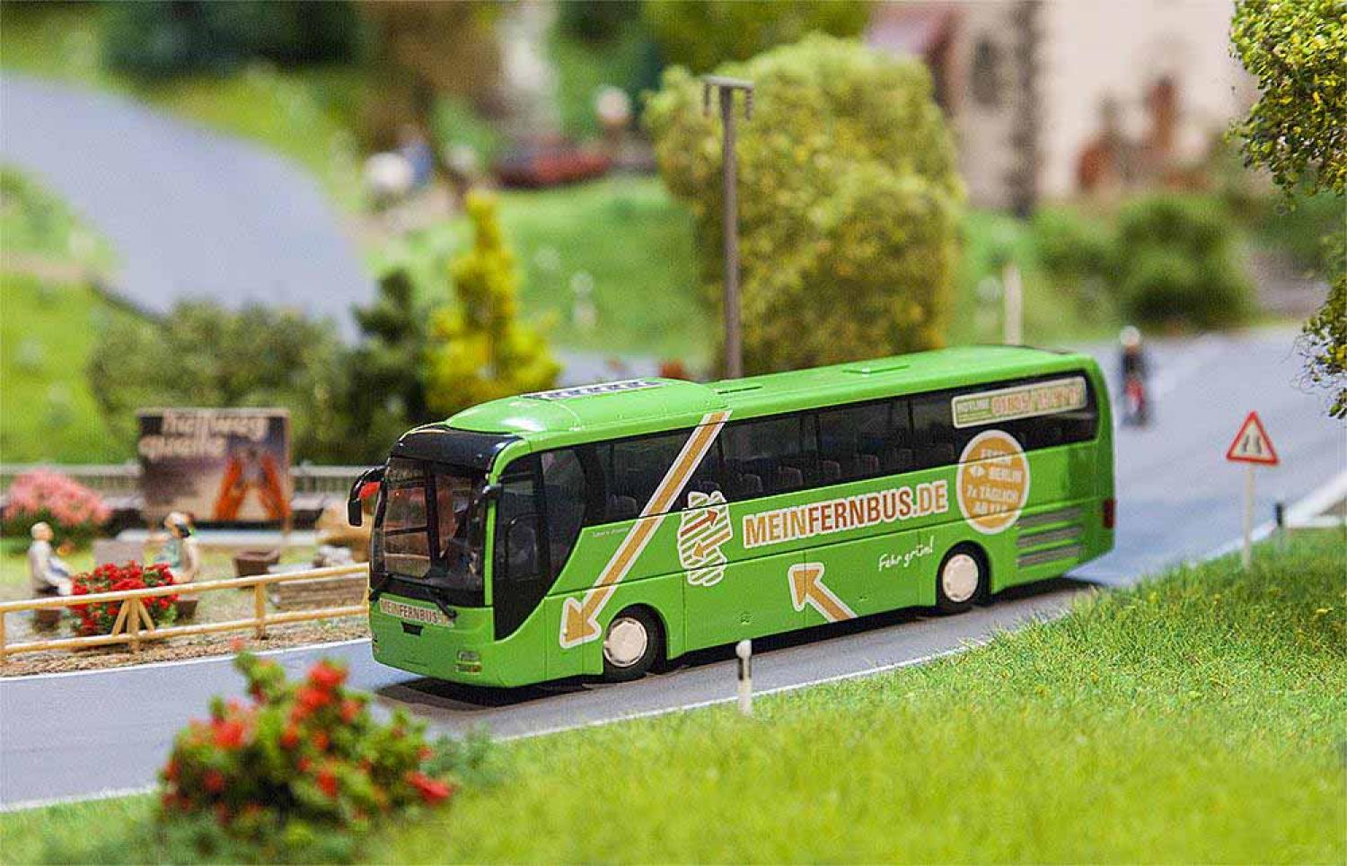 Faller 161496 MAN Lions Coach Bus MeinFernbus (RIETZE)