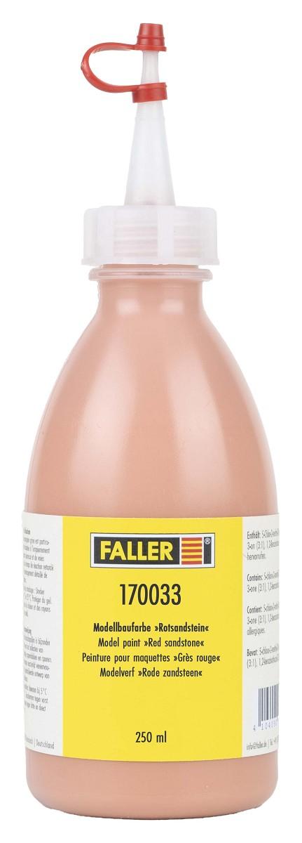 Faller 170033 Modellbaufarbe Rotsandstein, 250 ml