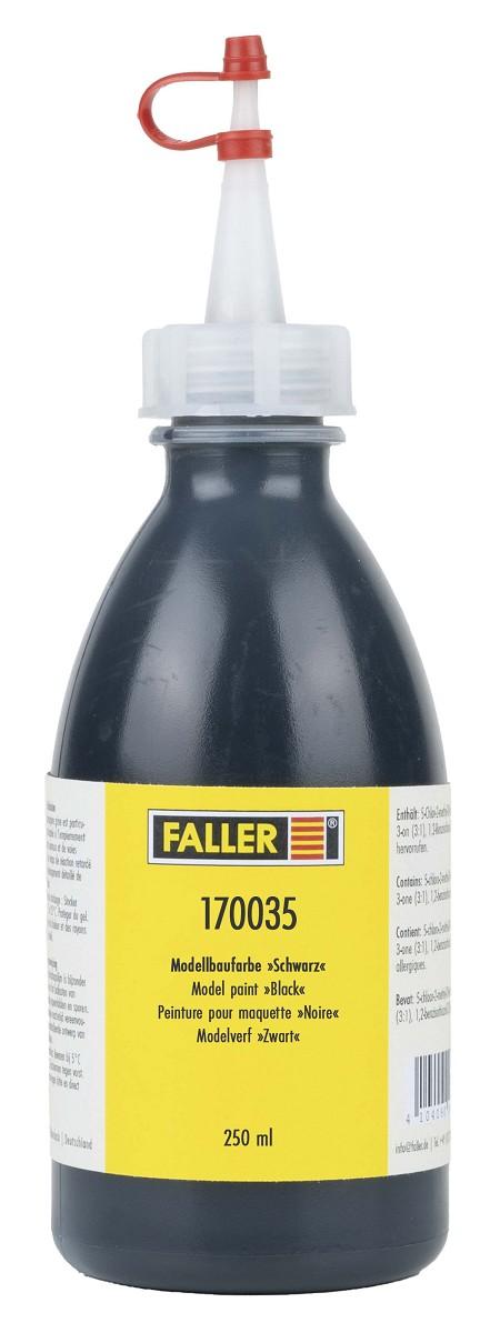Faller 170035 Modellbaufarbe Schwarz, 250 ml