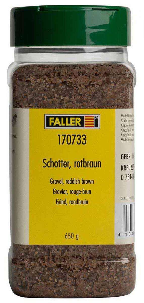 Faller 170733 H0 Schotter, rotbraun, 650 g