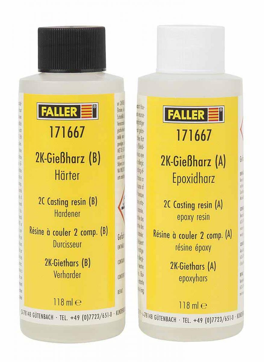 FALLER 171667 2K-Gießharz (2x 118ml)