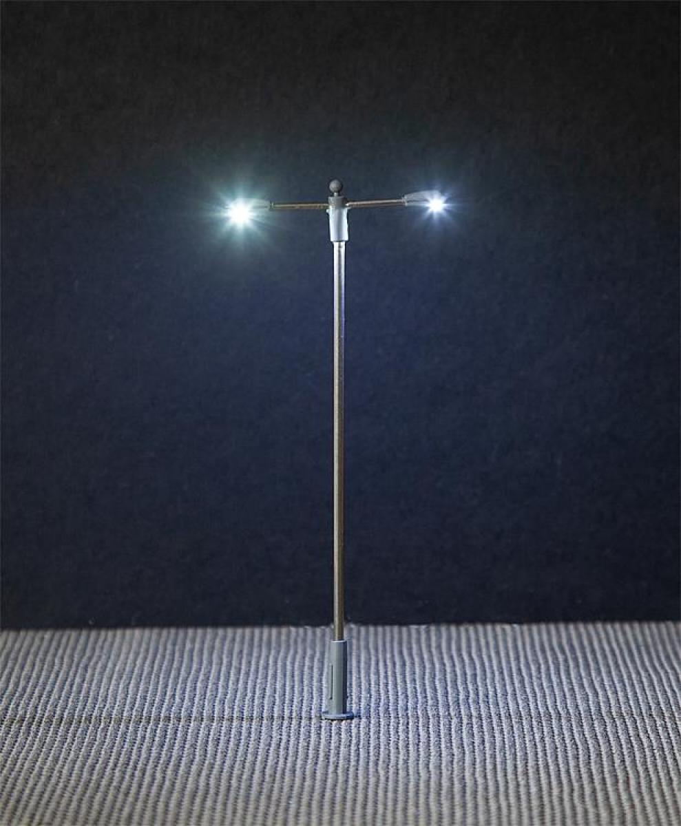 Faller 180203 LED-Ansatzleuchte, Doppelausleger