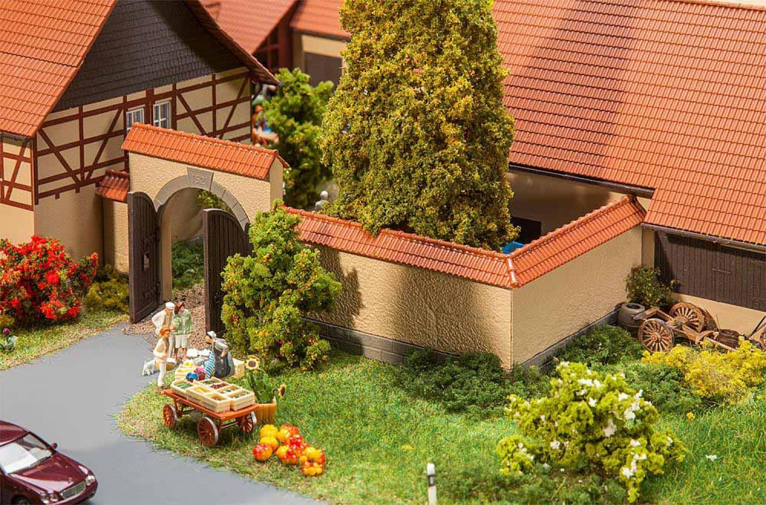 FALLER 180400 Mauer mit Tor