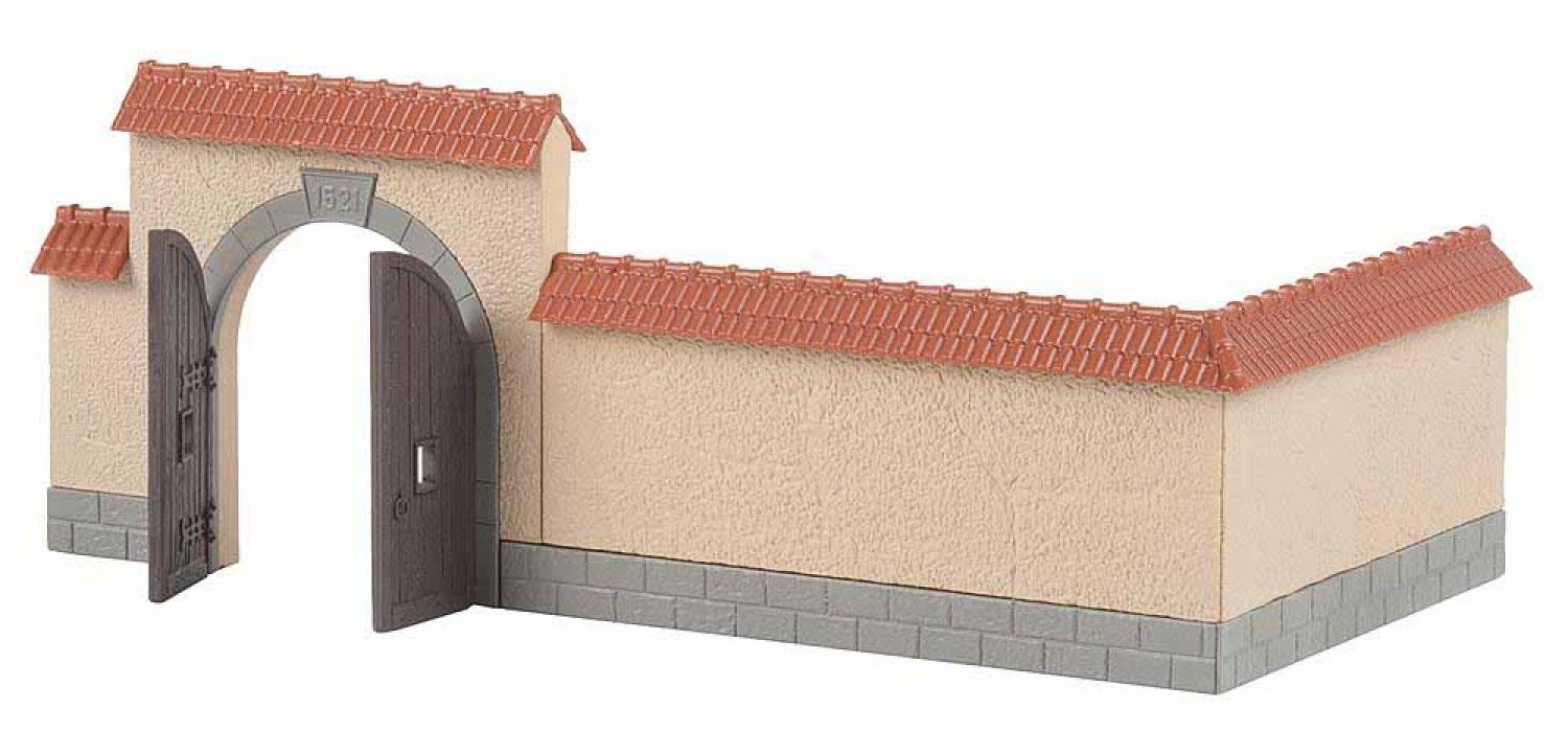 FALLER 180400 Mauer mit Tor