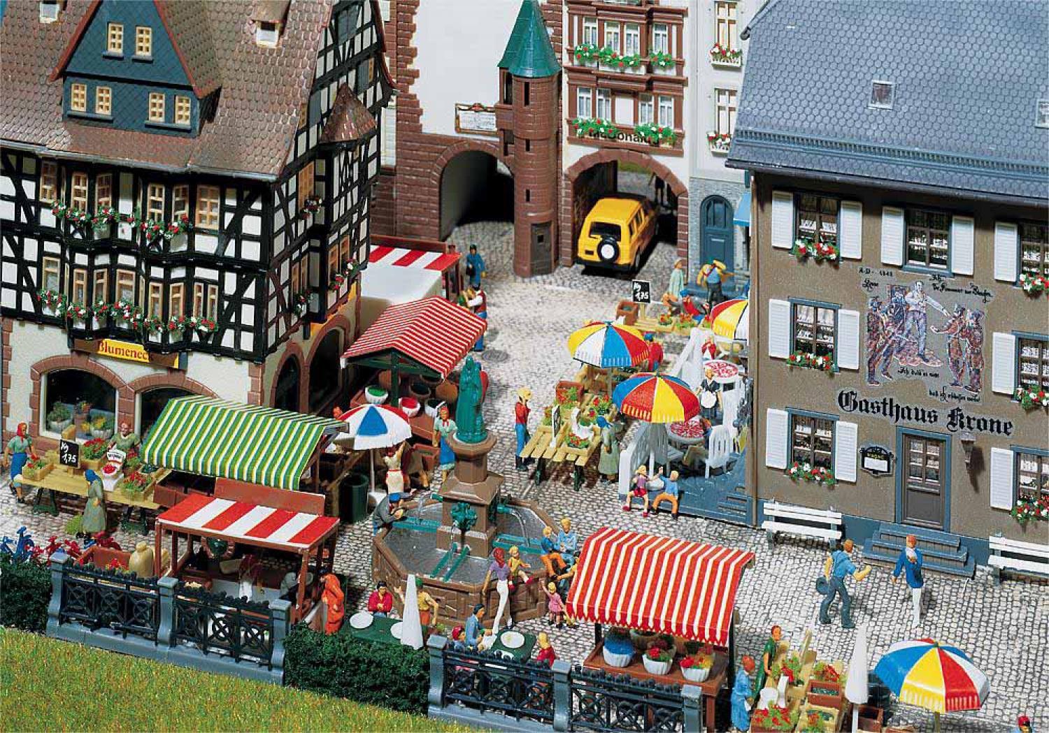 Faller 180582 H0 Wochenmarkt