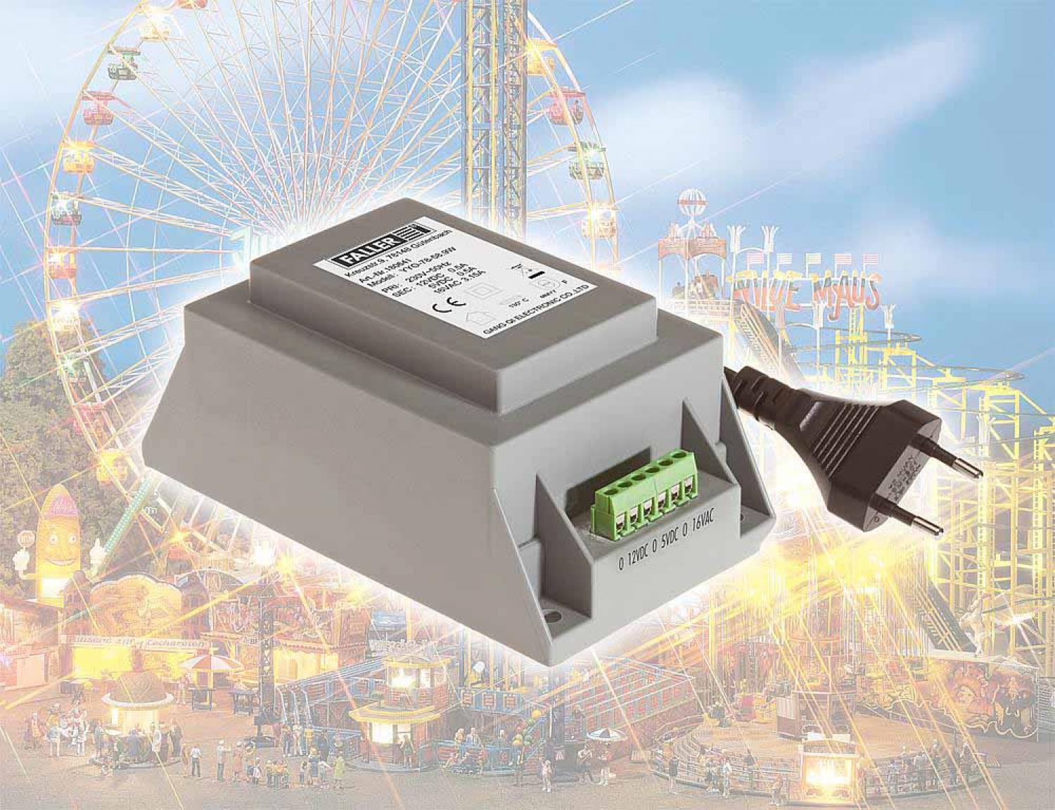 Faller 180641 Transformator 50 VA 50-60Hz (AC+DC)