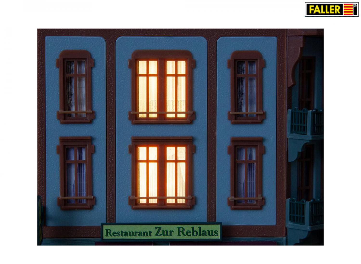 Faller 180678 LED-Gebäudebeleuchtung mit Steuerung