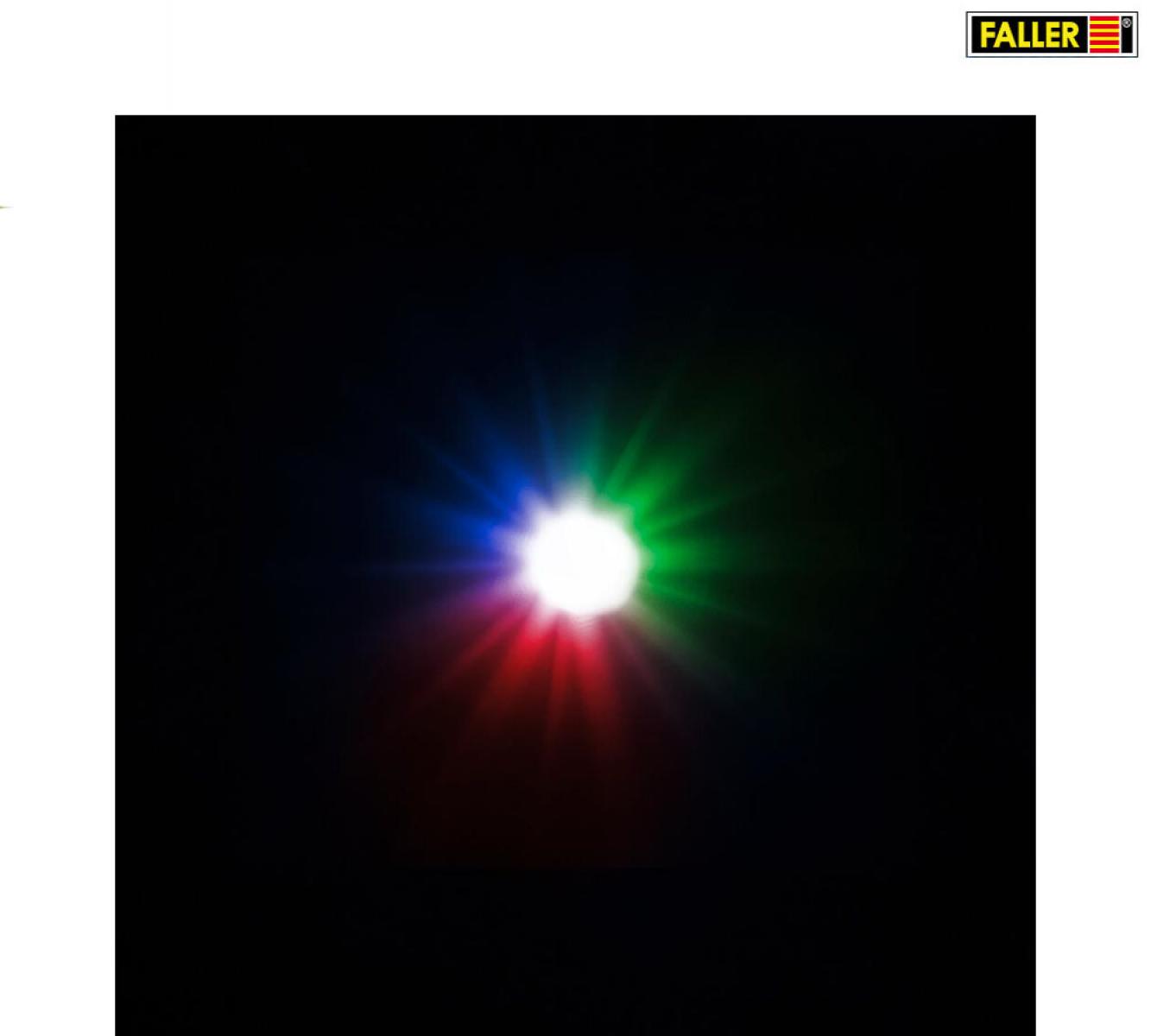 Faller 180718 5 selbstblinkende LED, RGB (Farbwechsel)