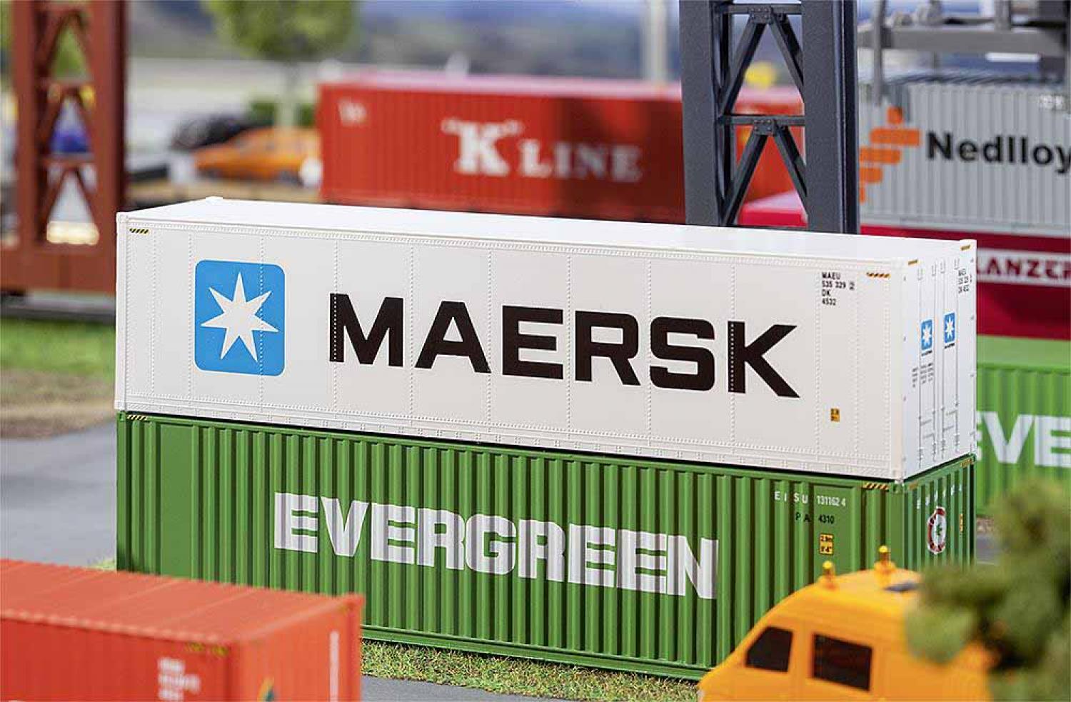 Faller 180847 40' Hi-Cube Refrigerator Container MAERSK