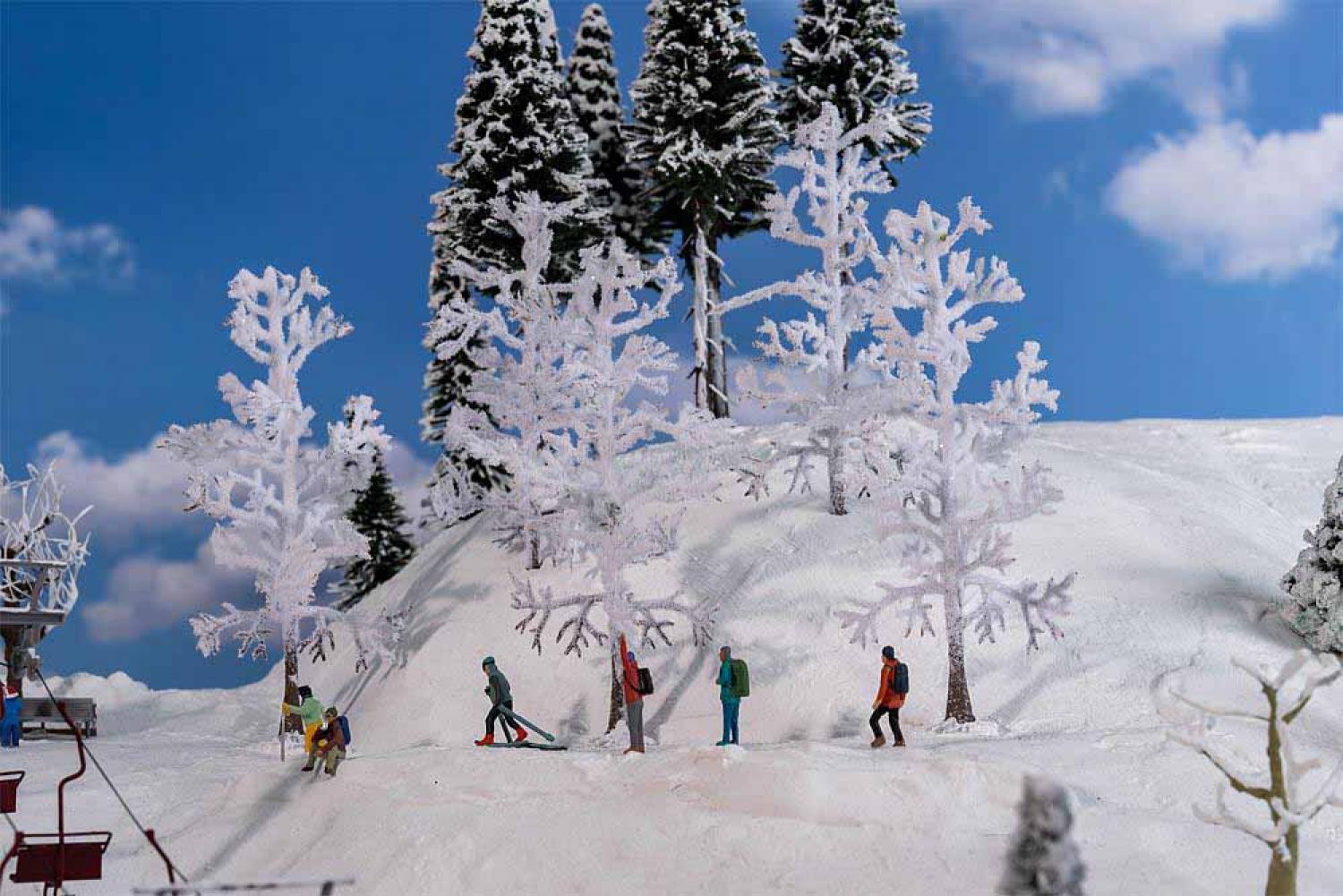 Faller 181582 H0/N 5 Schneebedeckte Bäume
