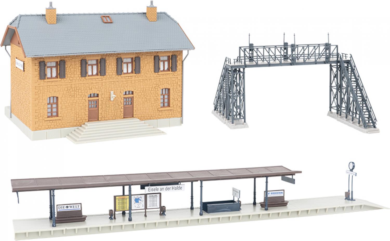 FALLER 190095 H0 Aktions-Set Bhf Eisele a.d.Halde