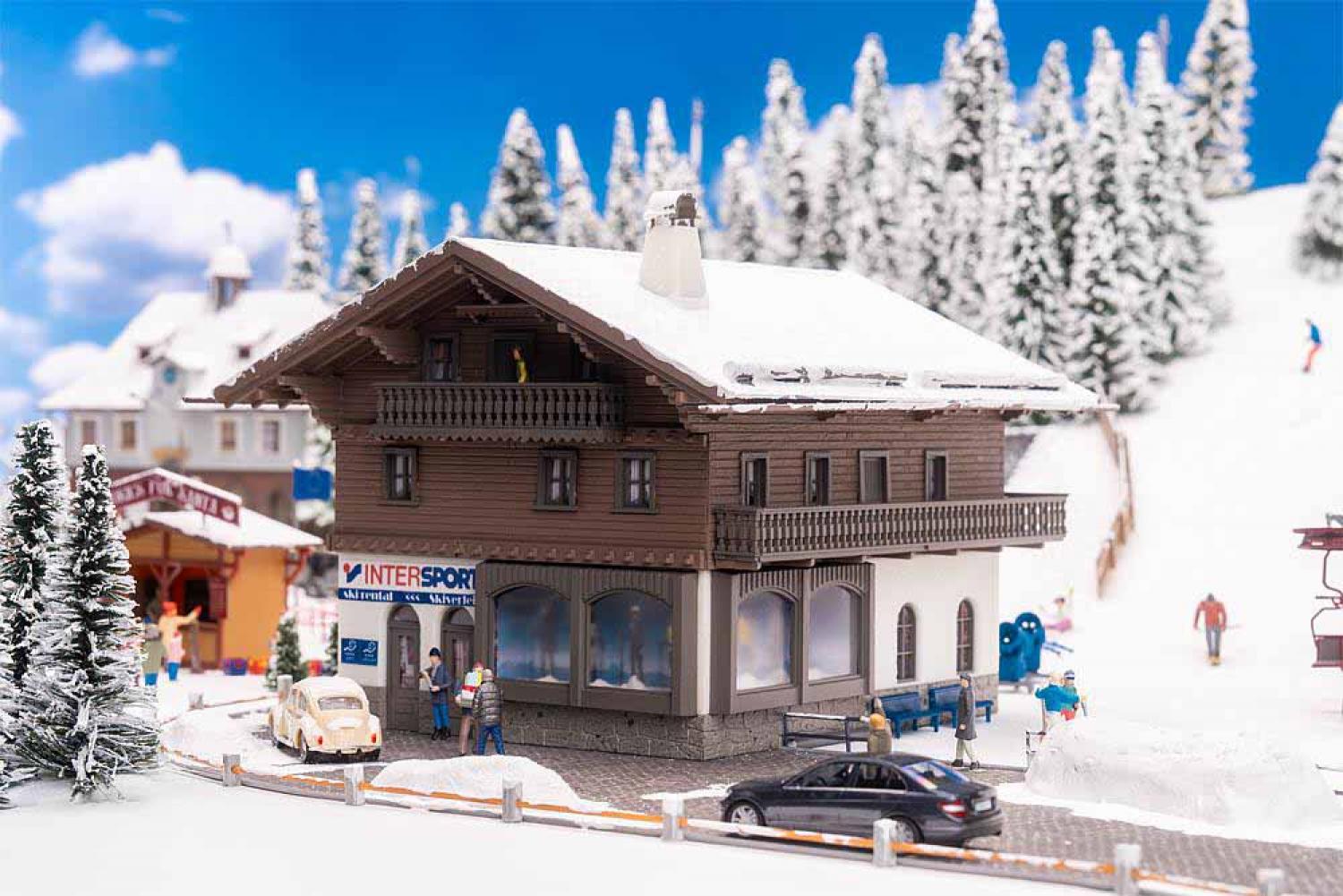 Faller 191845 Skigeschäft INTERSPORT