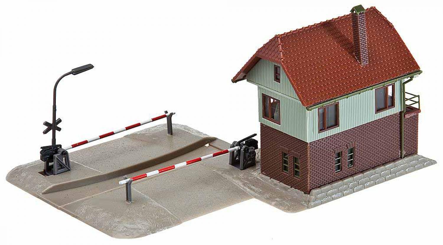 Faller 222171 Bahnübergang mit Stellwerk