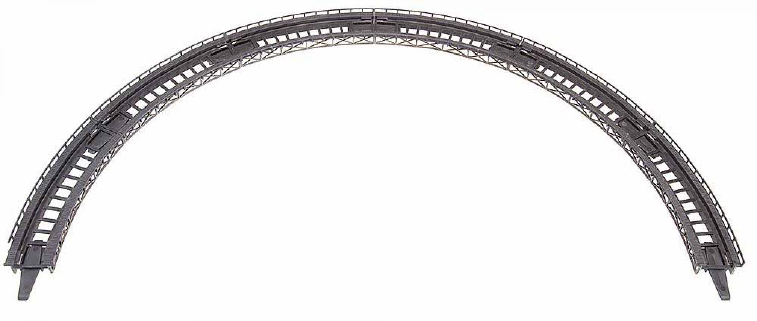 Faller 222543 6 Auffahrtsteile, gebogen