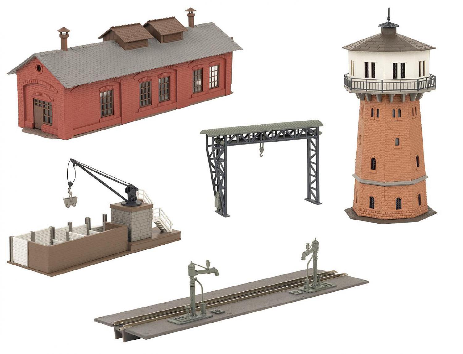 Faller 239008 N Aktions-Set Bahnbetriebswerk