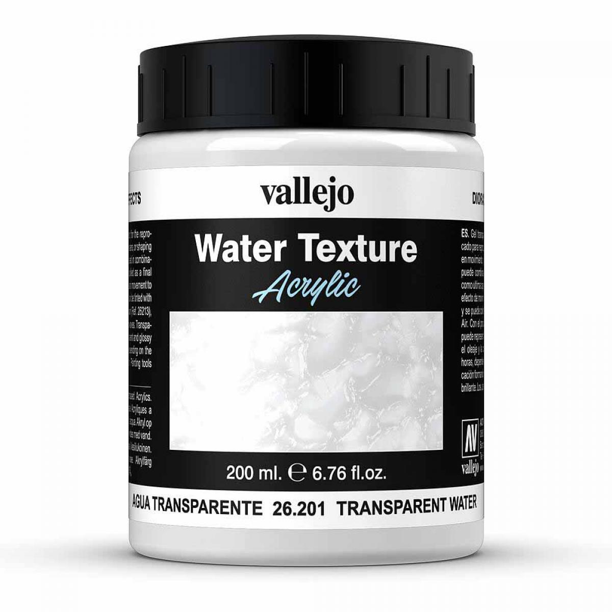 Vallejo 726201 Transparentes Wasser, 200 ml