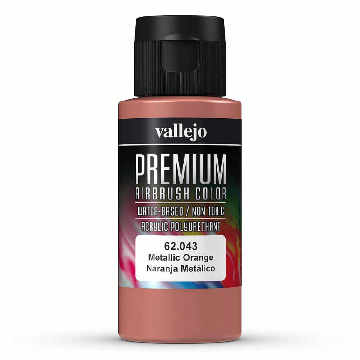 Vallejo 762043 Metallic, Orange, 60 ml