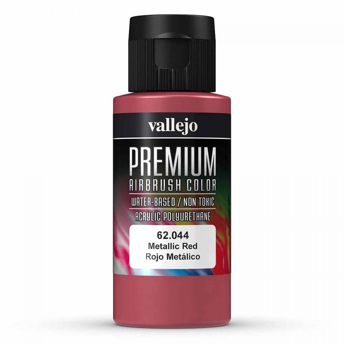 Vallejo 762044 Metallic, Rot, 60 ml