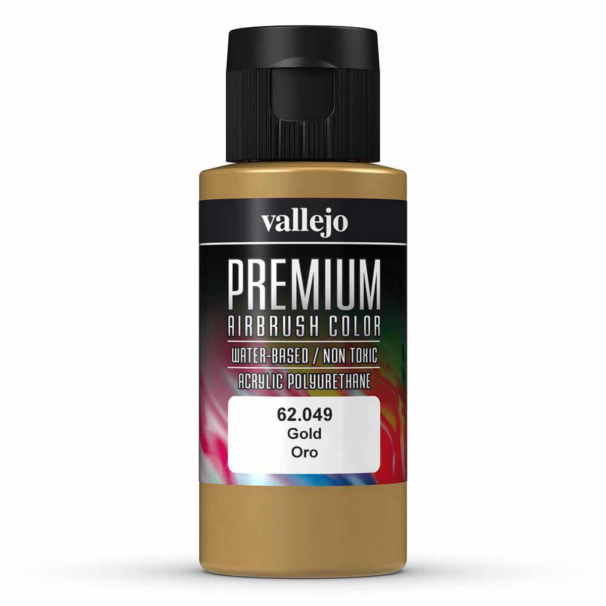 Vallejo 762049 Metallic, Gold, 60 ml
