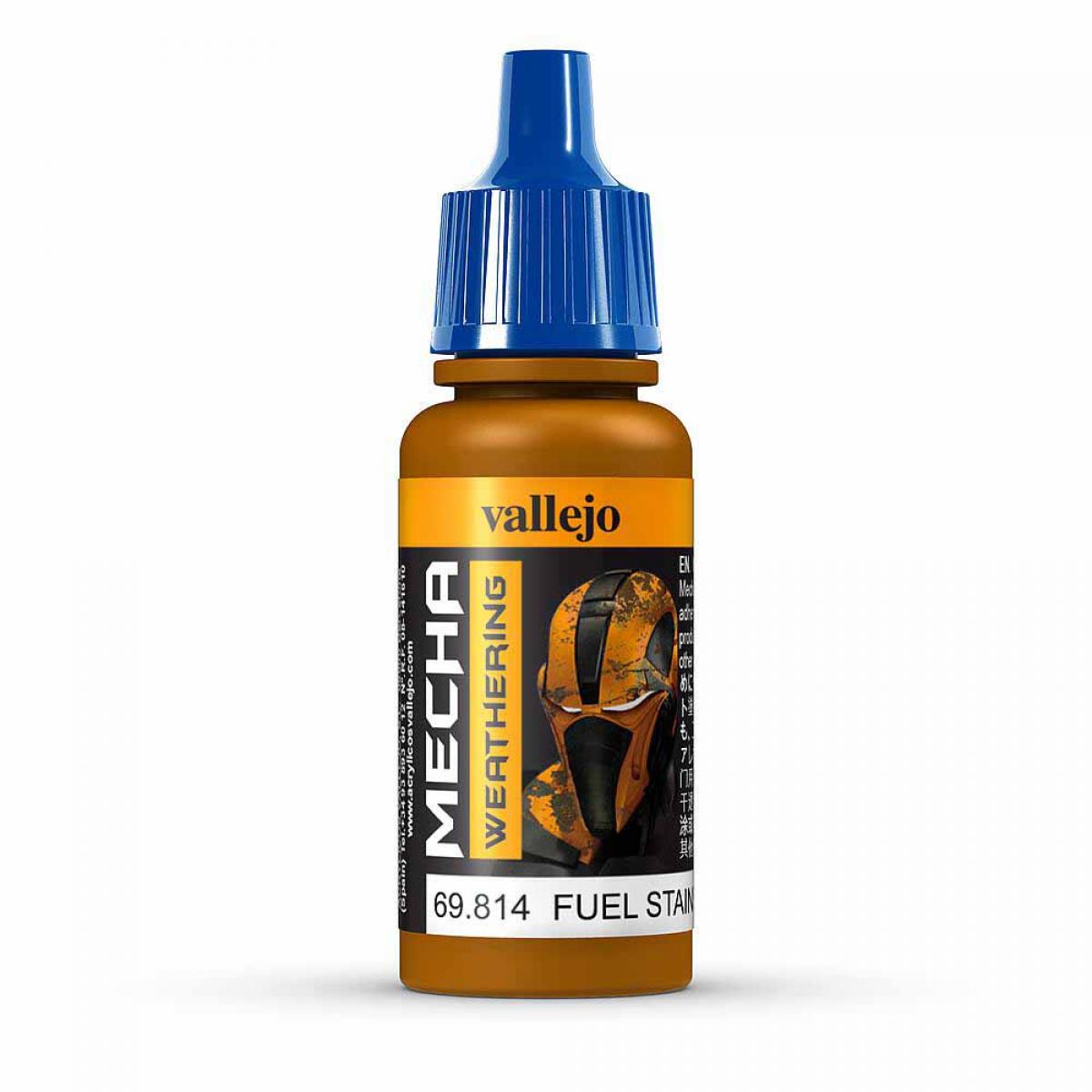 Vallejo 769814 Benzin-Flecken, glänzend, 17 ml