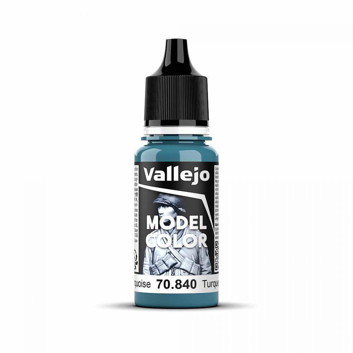 Vallejo 770840 Helles Türkisblau, matt, 17 ml