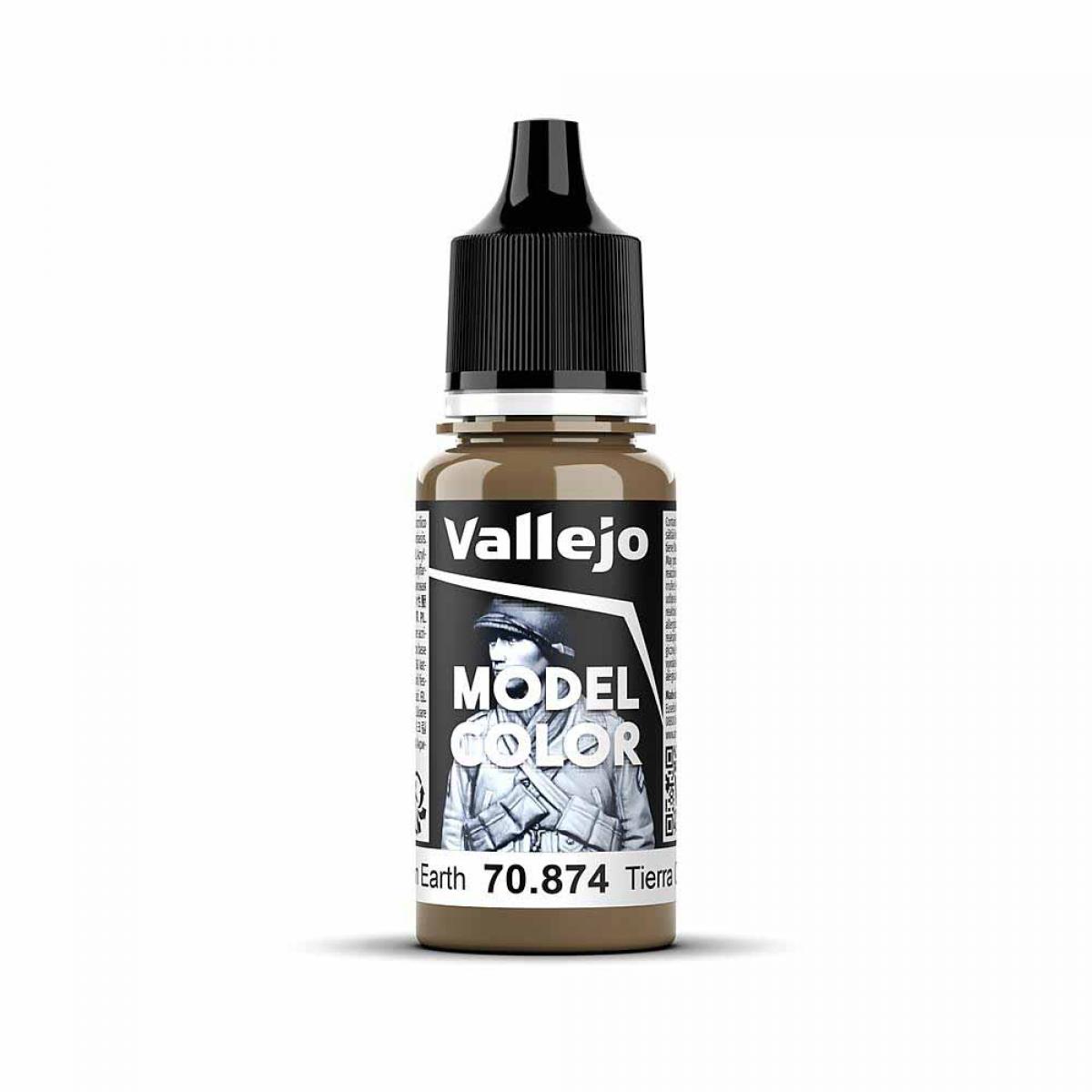 Vallejo 770874 Erdbraun, dunkel, matt, 17 ml