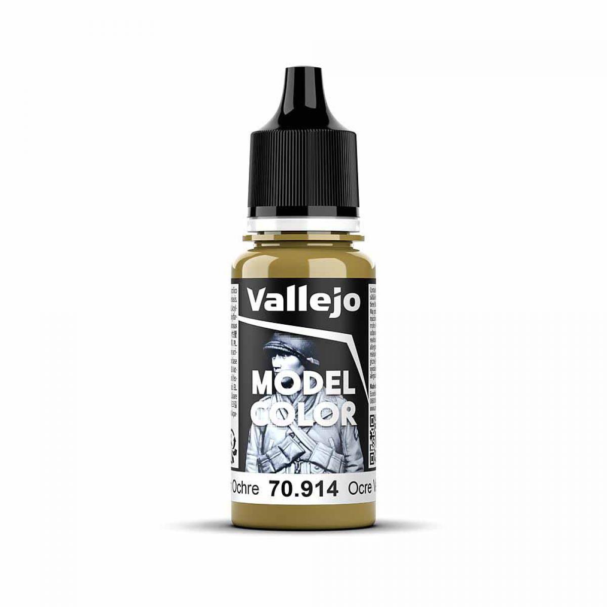 Vallejo 770914 Grünocker, matt, 17 ml