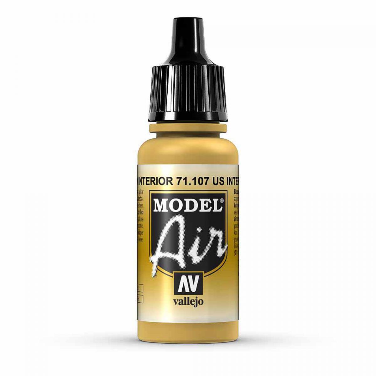 Vallejo 771107 US Innengelb, 17 ml