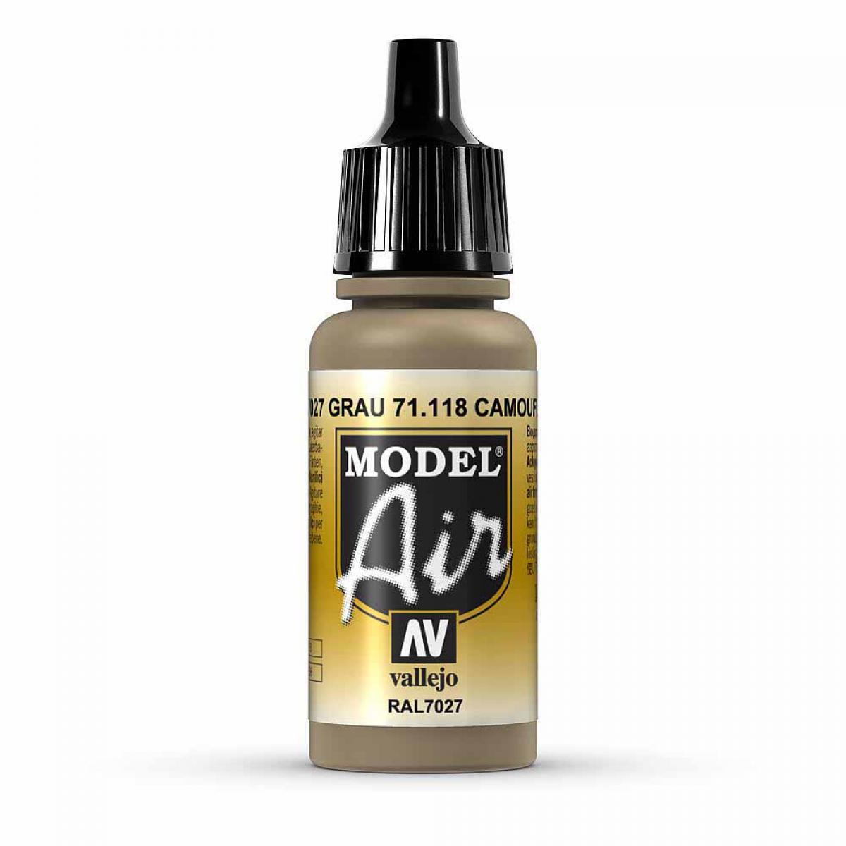 Vallejo 771118 Tarnung, Grau, 17 ml