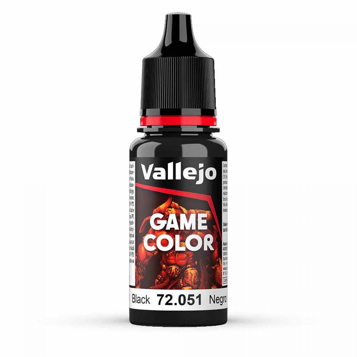 Vallejo 772051 Schwarz, 17ml