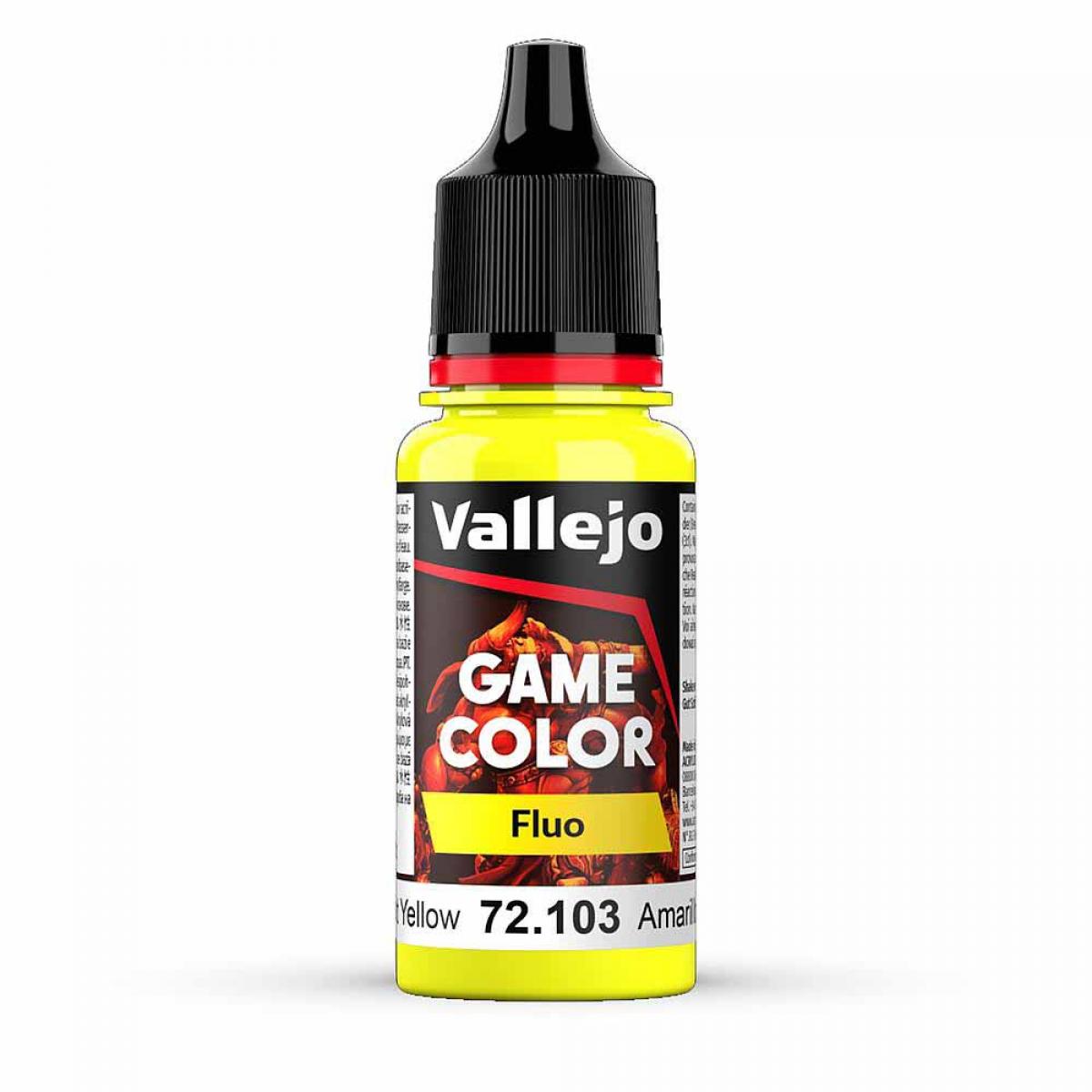 Vallejo 772103 Fluoreszierendes Gelb, 17 ml