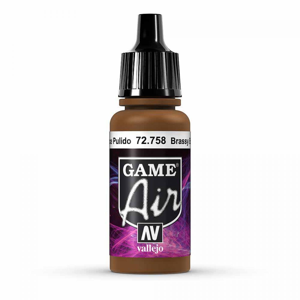 Vallejo 772758 Brassy Brass, 17 ml
