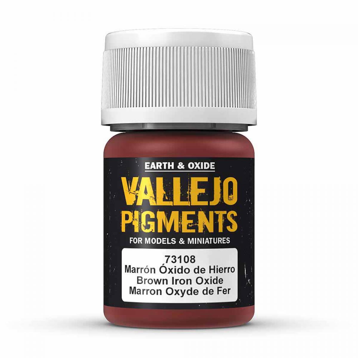 Vallejo 773108 Eisen-Oxid, braun, 30 ml