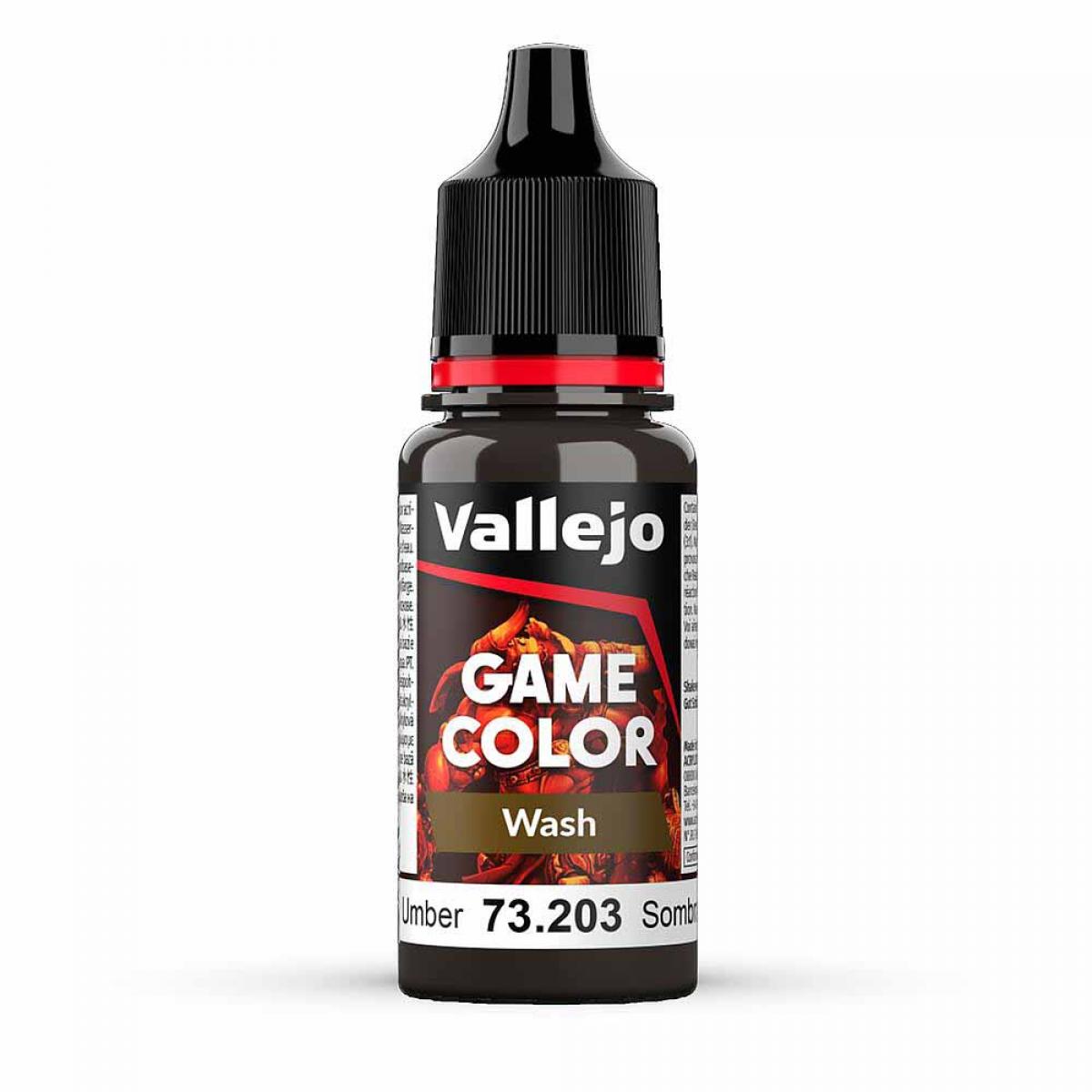 Vallejo 773203 Wash-Color, Umbra, 17 ml