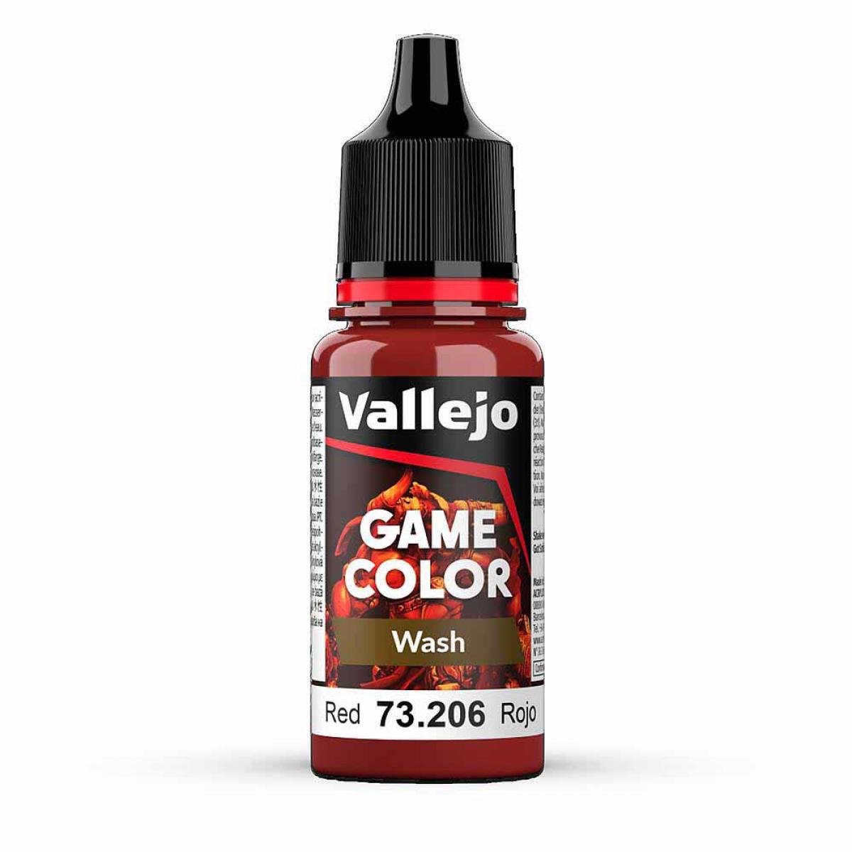 Vallejo 773206 Wash-Color, Rot, 17 ml
