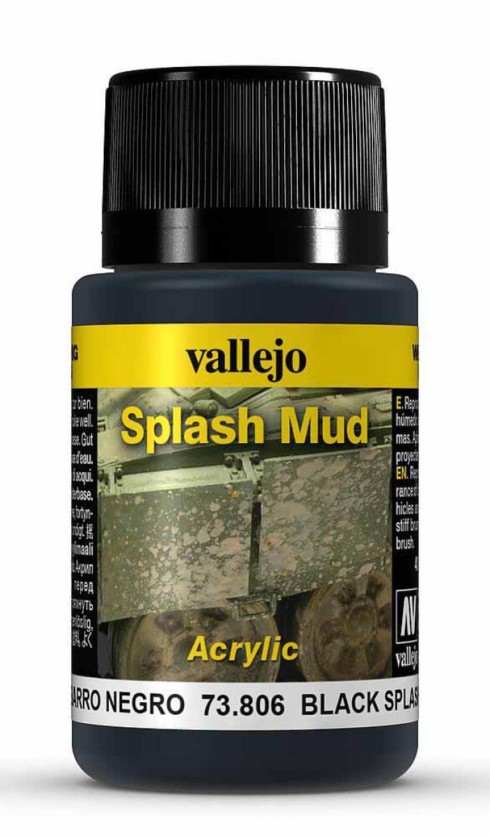 Vallejo 773806 Schlammspritzer, dunkel, 40 ml