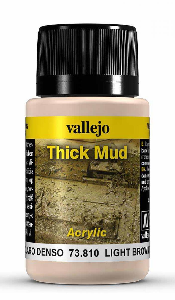 Vallejo 773810 Schlamm, hellbraun, 40 ml