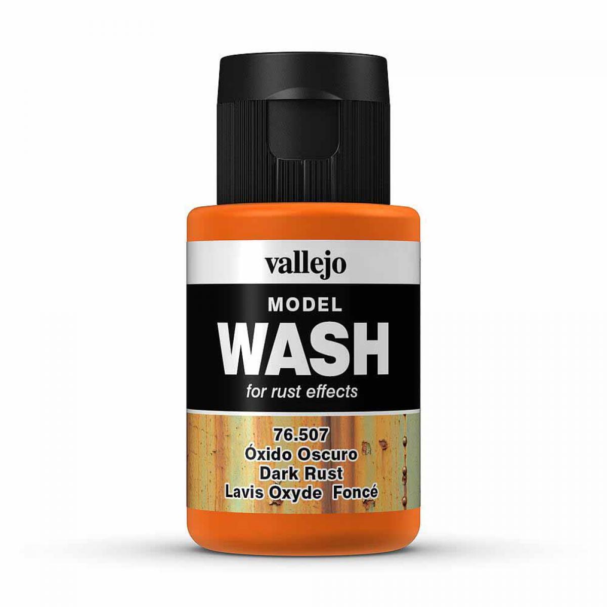 Vallejo 776507 Wash-Color, Dunkler Rost, 35 ml