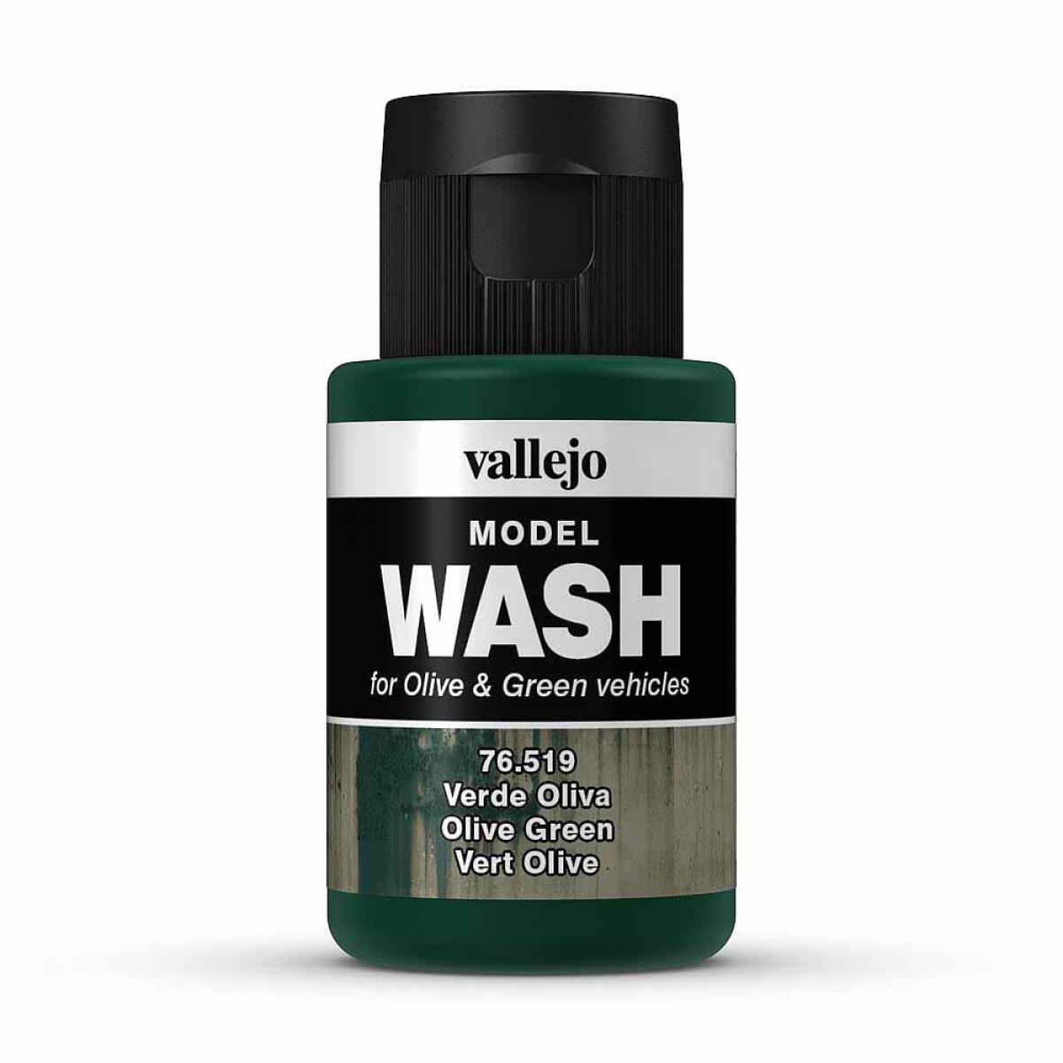 Vallejo 776519 Wash-Color, Olivgrün, 35 ml