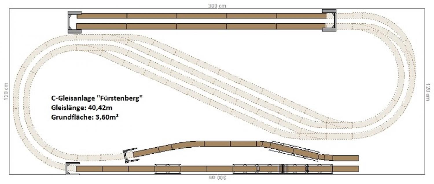 GP3-0010 C-Gleisplan Fürstenberg 300x120