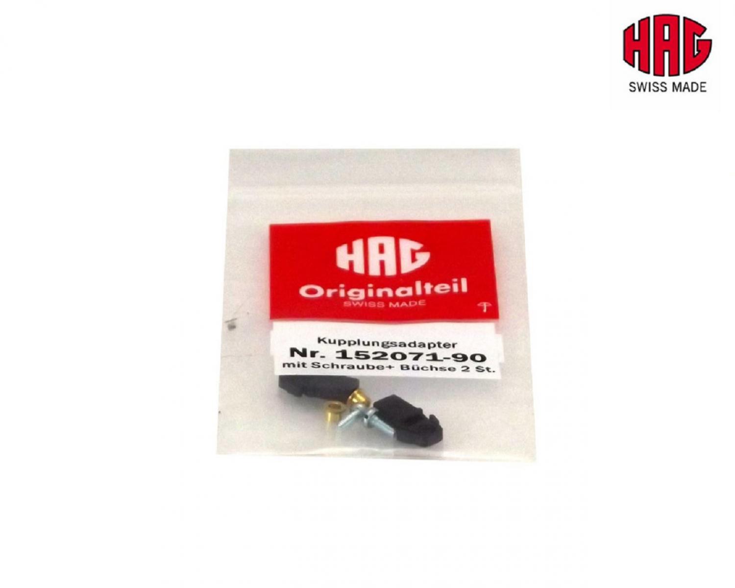 HAG 152071-90 Kupplungsadapter m.Schraube+Büchse (2St)