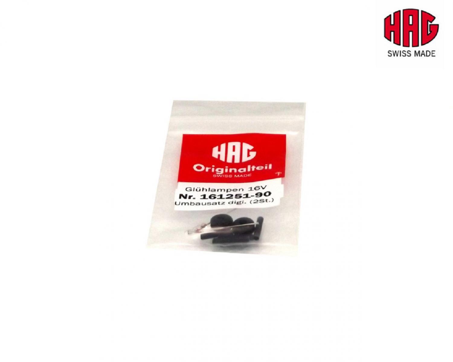 HAG 161251-90 Glühlampen 16V Umbausatz für Digital (2St)