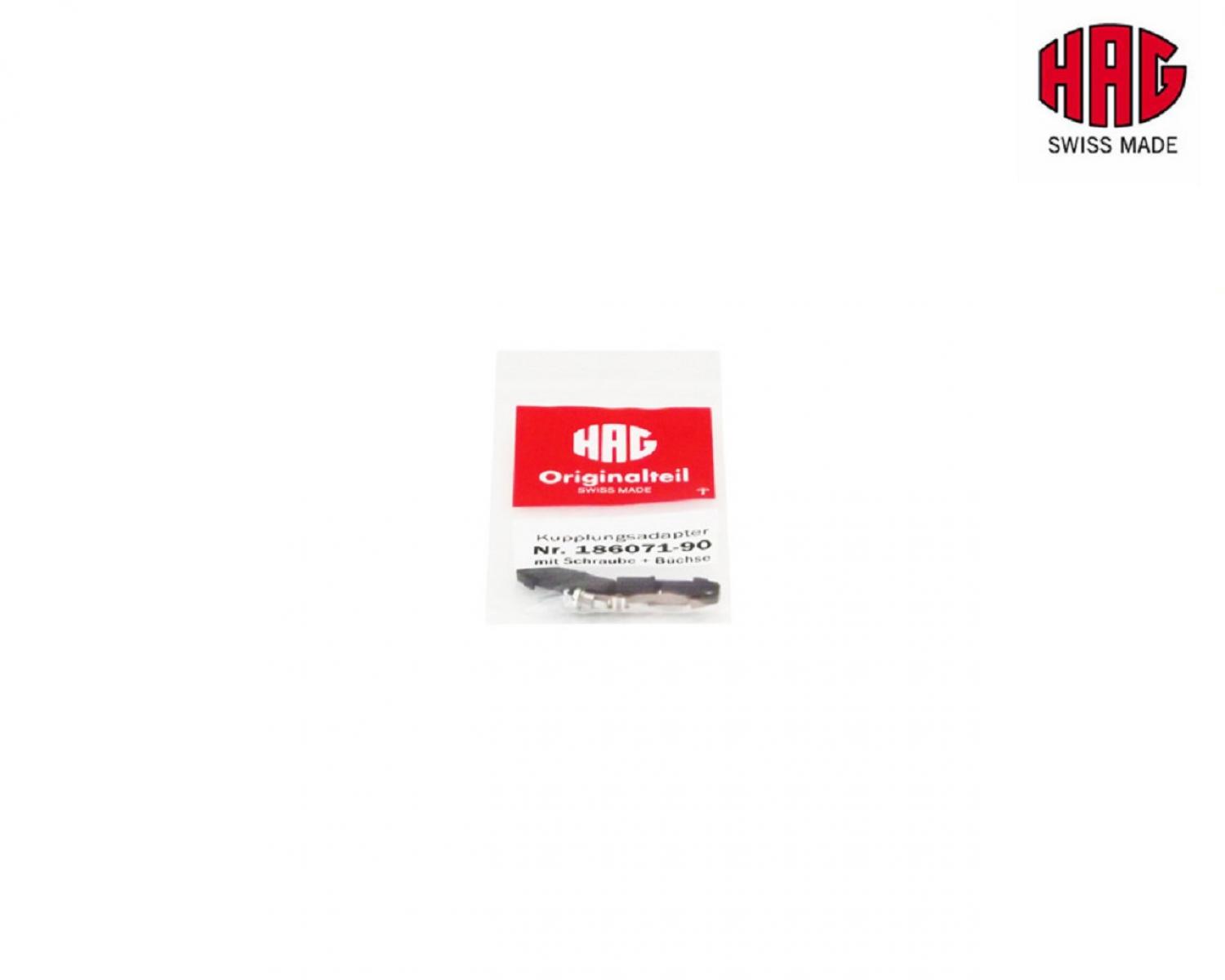 HAG 186071-90 Kupplungsadapter m.Schraube+Büchse (2St)